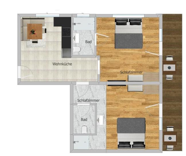 Wildbach Apartments Нойщифт им Щубайтал Екстериор снимка